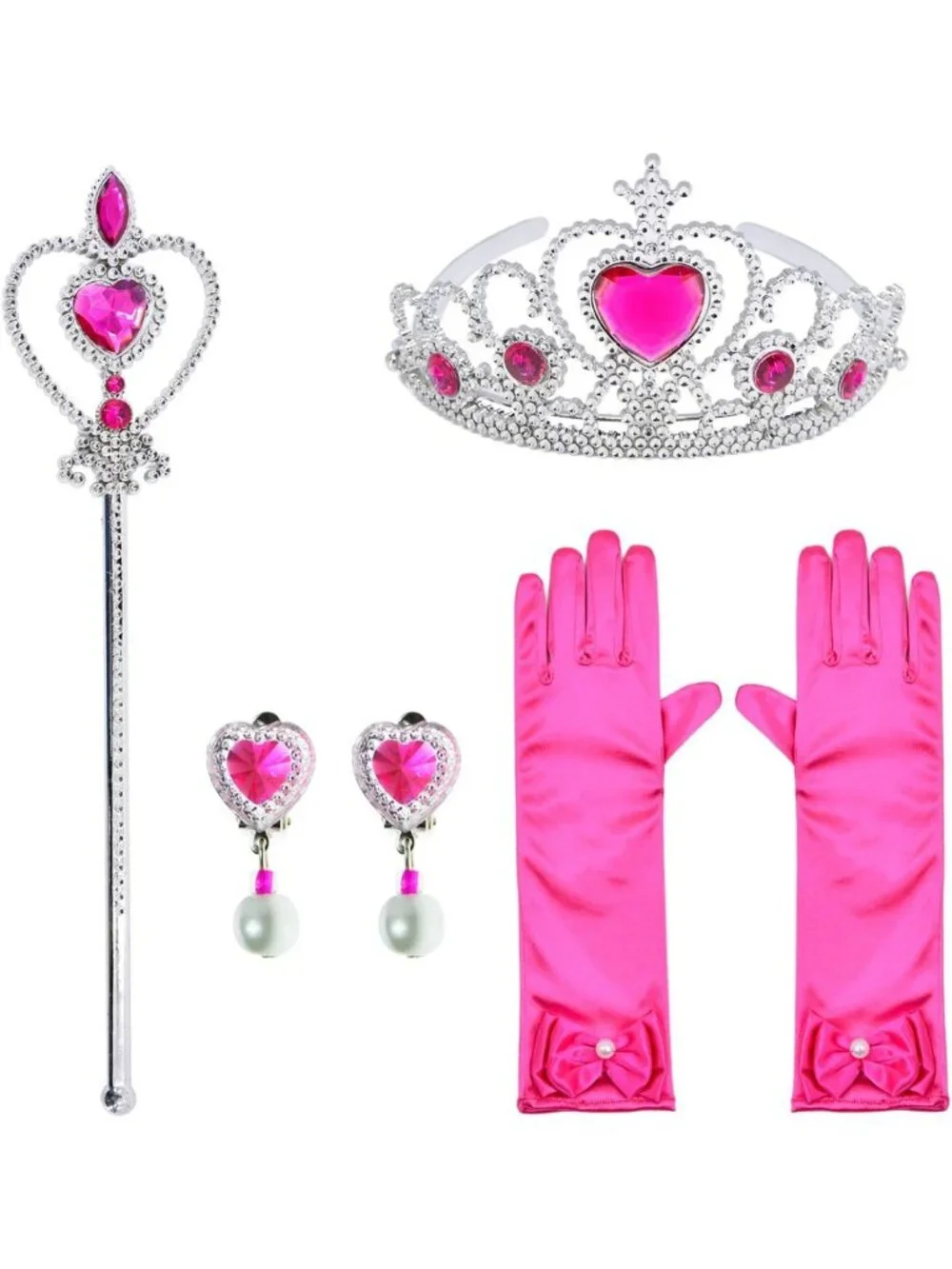 Elegant Princess Dress Costume with Shimmering Long Cape for Girls' Birthday